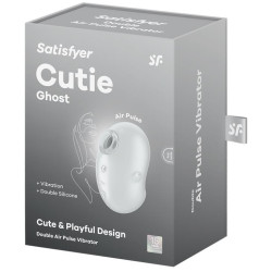 Satisfyer Stimulateur de Clitoris Cutie Ghost Blanc